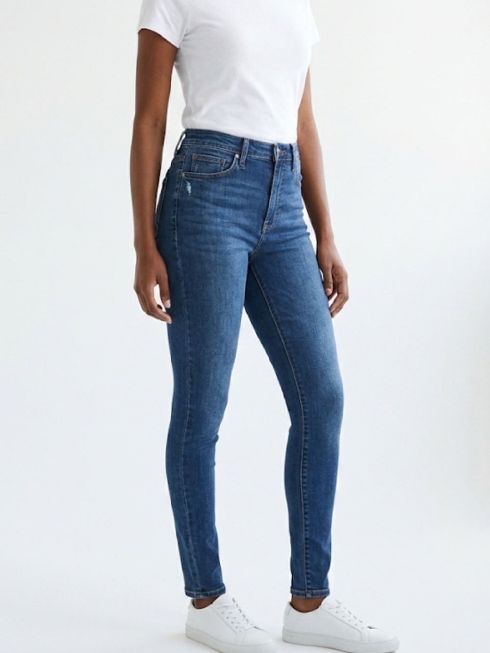 GUESS High Rise Skinny Jeans | Size 26 | Classic Blue Denim |